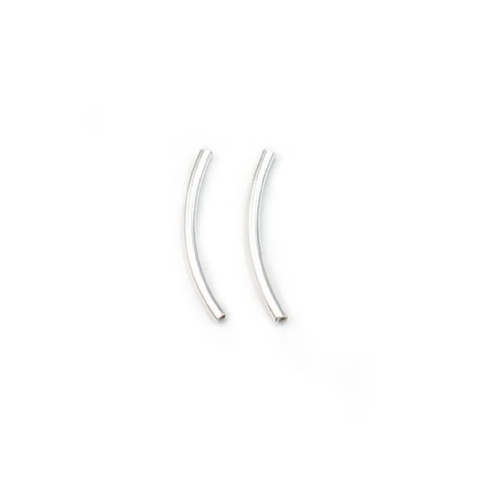 Tube 20x1.6mm en Argent 925 x2
