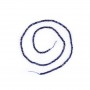 Sodalite, en forme de cube facette 2mm x 40cm