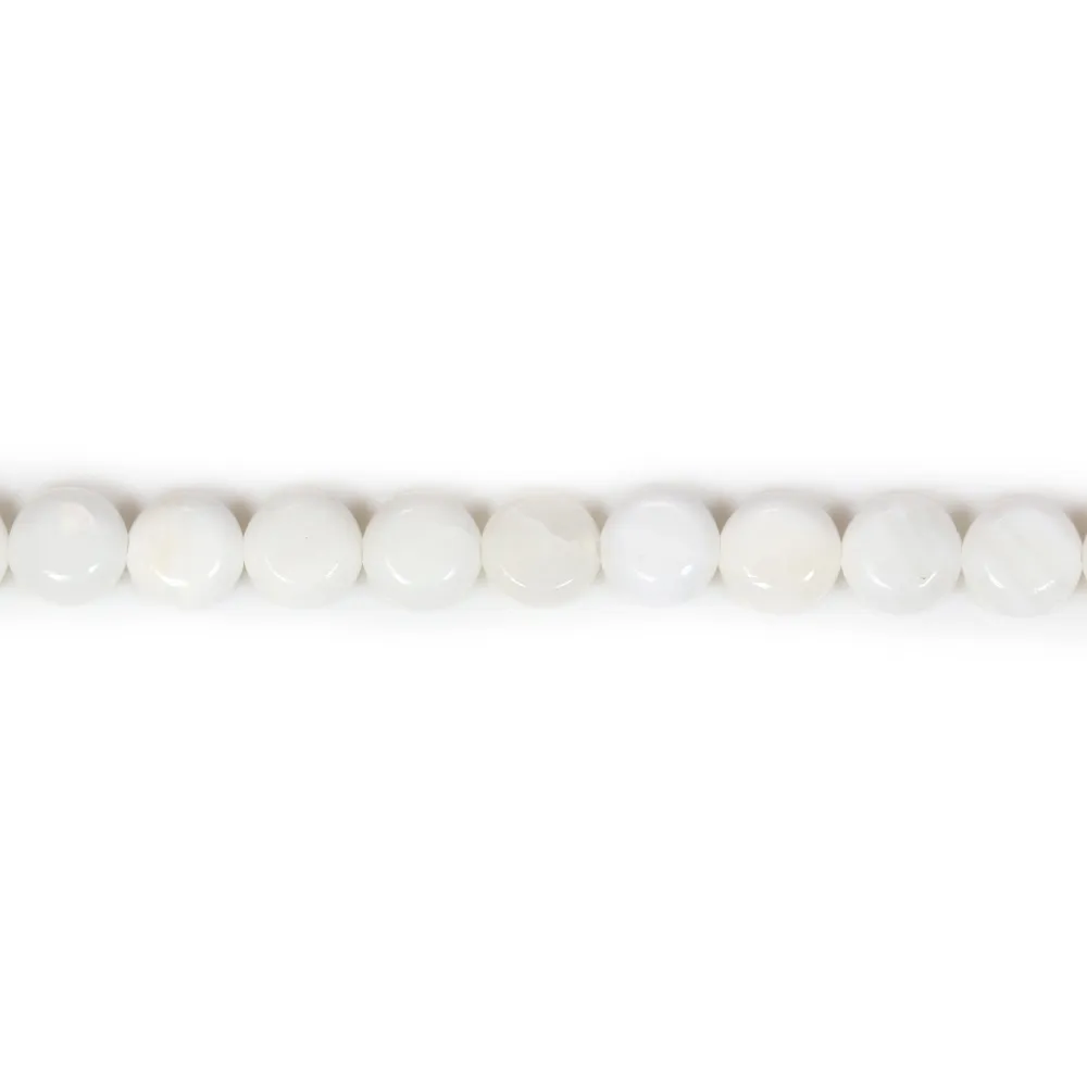Cornaline Ronde Plate 8mm x 5 st  