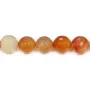 Cornaline Ronde Facette 12mm x 40cm