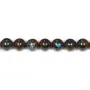 Chrysocolle rond 8mm x 40cm