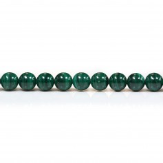 Malachite round 8mm x 40cm