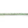 Préhnite rondelle facette 4x2.5mm x 40cm