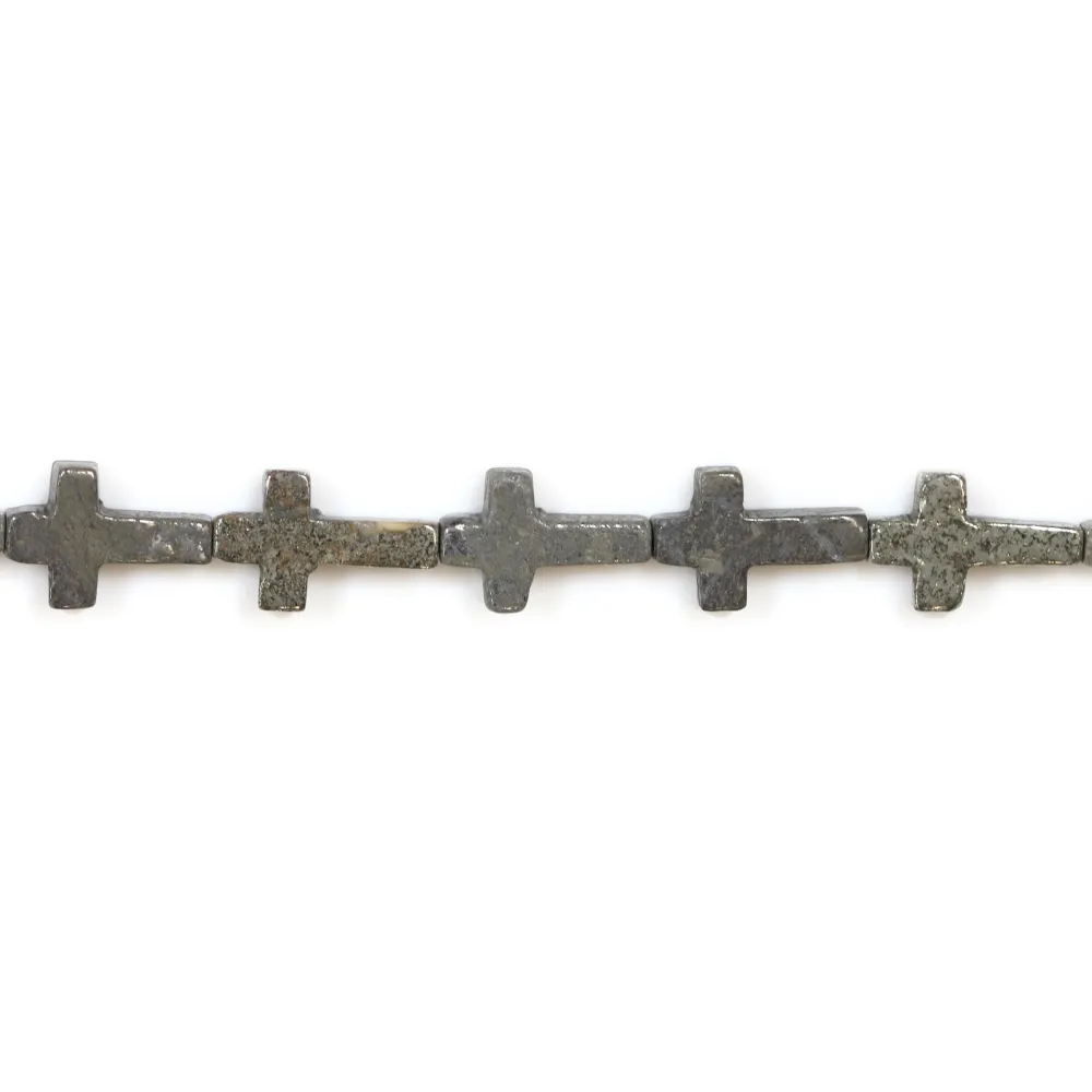 Cross pyrite 10x15 x 40cm 