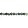 Seraphinite de couleur verte, de forme ronde facette, 4mm x 39cm