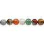 Pierres mixtes ronde 8mm x 40cm