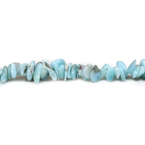 Larimar en forme chips x 80cm