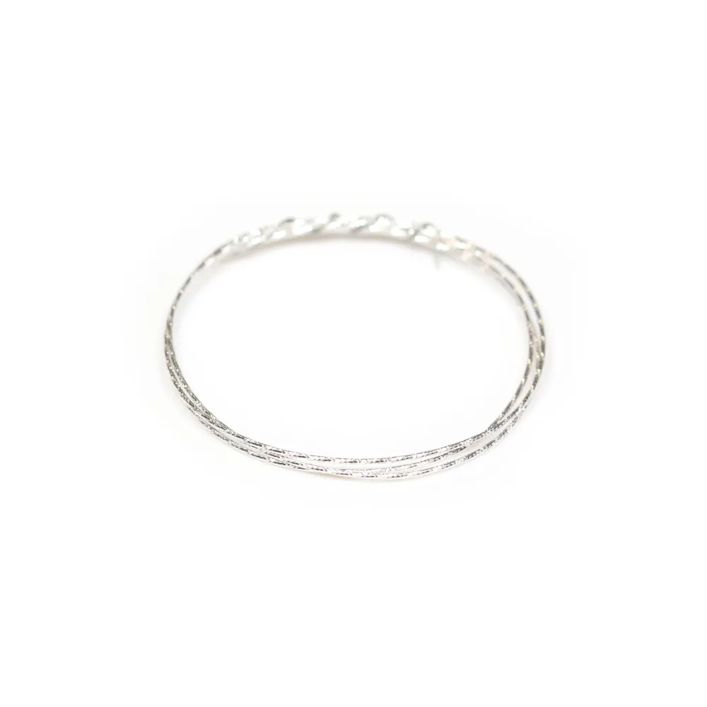 Fil sparkle en argent 925, 0.8mm x 50cm
