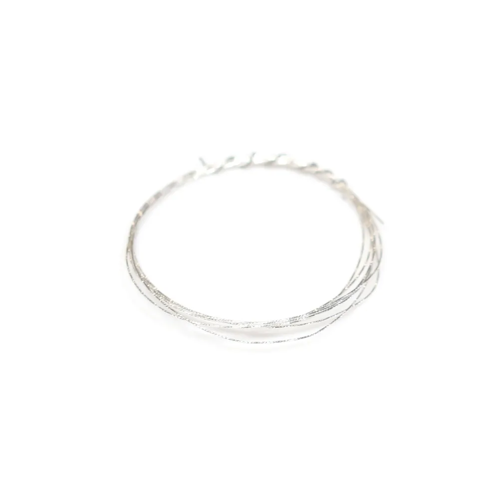 Fil sparkle en argent 925 0.4mm x 1m
