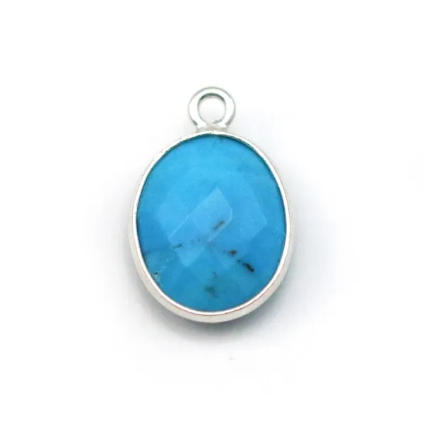 Pendentif Turquoise Divers 25x39mm