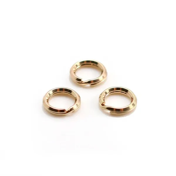 Anneaux ressort 5.2mm Gold Filled 14 carats x 10pcs
