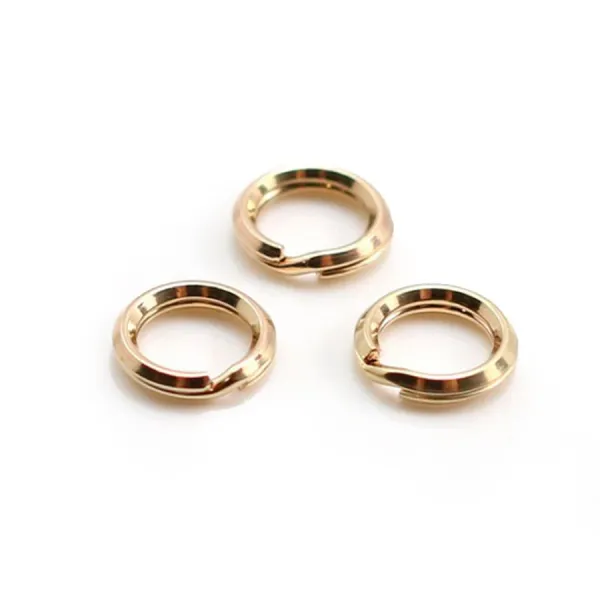 14K Gold filled Split Rings 5.2mm x 10pcs