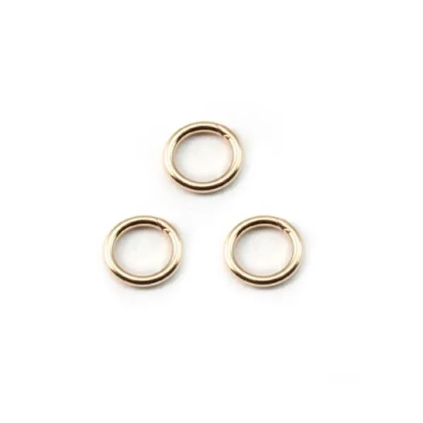 ANNEAUX SOUDE 0.76X5MM GOLD FILLED 14 CARAT 1.55G50PCS
