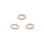 Anneau oval ouvert 0.76x4.1x6.4mm Gold Filled 14 carats x 4pcs