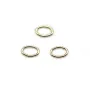 Anneau oval ouvert 0.9X5X8mm Gold Filled 14 carats x 5pcs