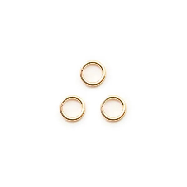 Anneau ouvert 0.64X4mm Gold Filled 14 carats x 10 pcs