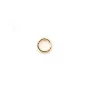 Anneau ouvert 0.64X5mm Gold Filled 14 carats X10pcs