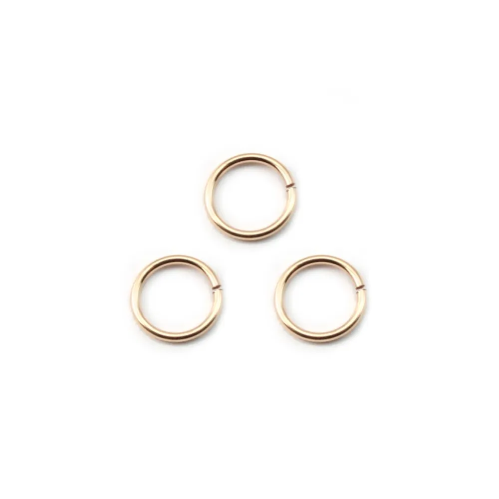 ANNEAUX OUVERT 0.76X7MM GOLD FILLED 14 CARAT 2.4G30PCS