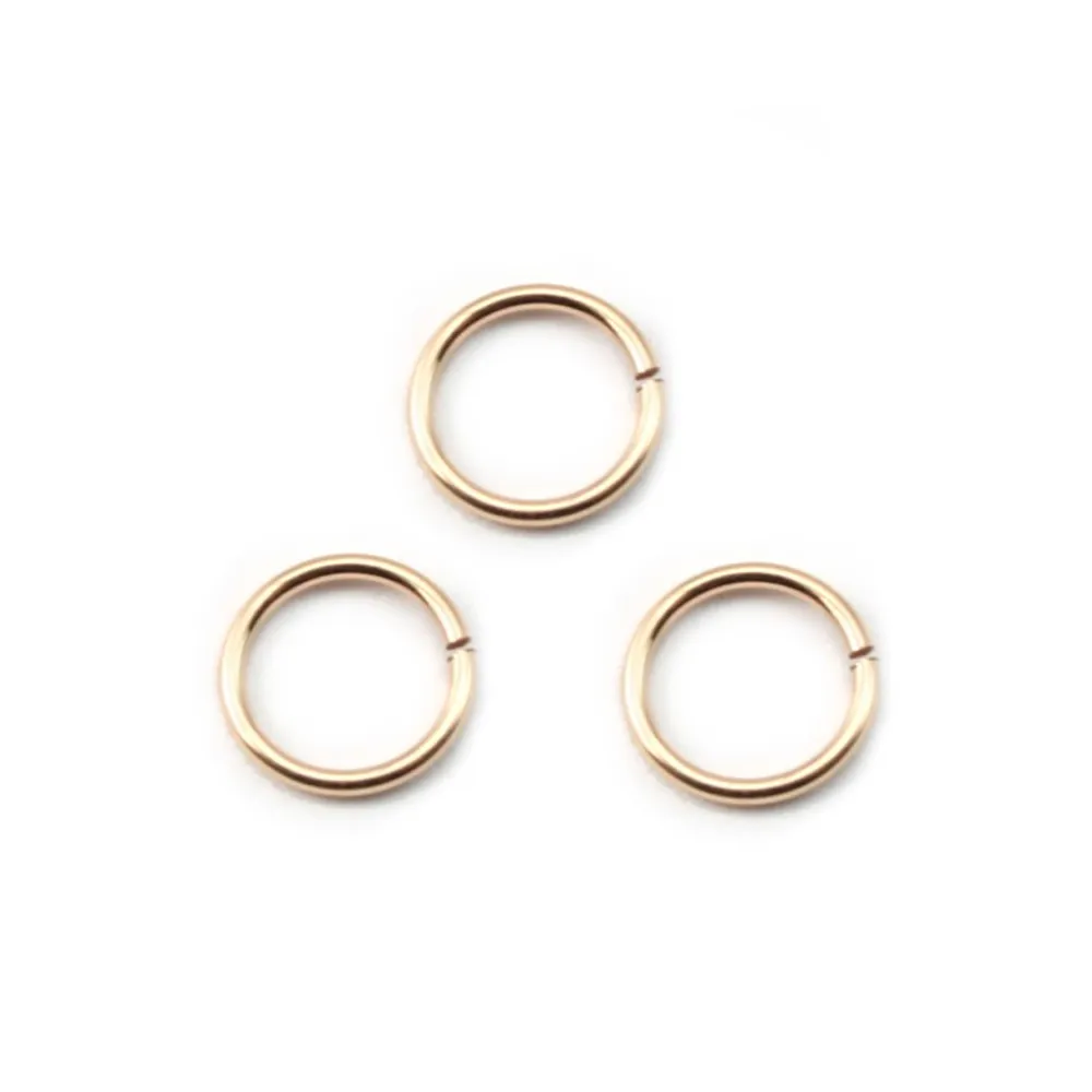 ANNEAUX OUVERT 0.76X7MM GOLD FILLED 14 CARAT 2.4G30PCS