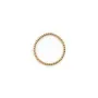 Anneaux torsade en gold filled 14 carats 10x0.76mm x 5pcs