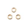 Anneaux ouvert en gold filled 14 carats 5x1.0mm x 5pcs