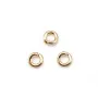 Anneaux ouvert en gold filled 14 carats 4x1.0mm x 6pcs