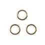 Anneau soudé en gold filled 14 carats 1x8mm x 2pcs