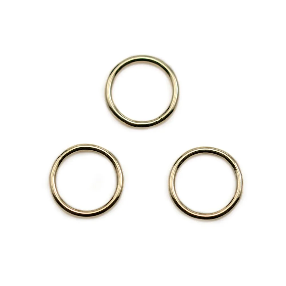 Anneau soudé en gold filled 14 carats 1x10mm x 1pc