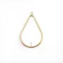 Breloque goutte 19x31x0.7mm, en gold-filled 14 carats x 1pc