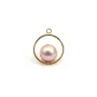 Breloque ronde 15x0.7mm, en gold-filled x 1pc
