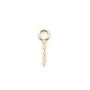 14K Gold filled  belier for bead half pierce 6.5mm x 2pcs