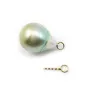14K Gold filled  belier for bead half pierce 6.5mm x 2pcs