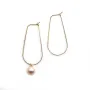 14k gold filled 17x40mm Kidney Ear Wire x 2pcs