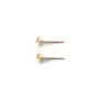 CLOU D'OEILLES DISQUE 5MM GOLD FILLED 14carat1.70G 20PCS