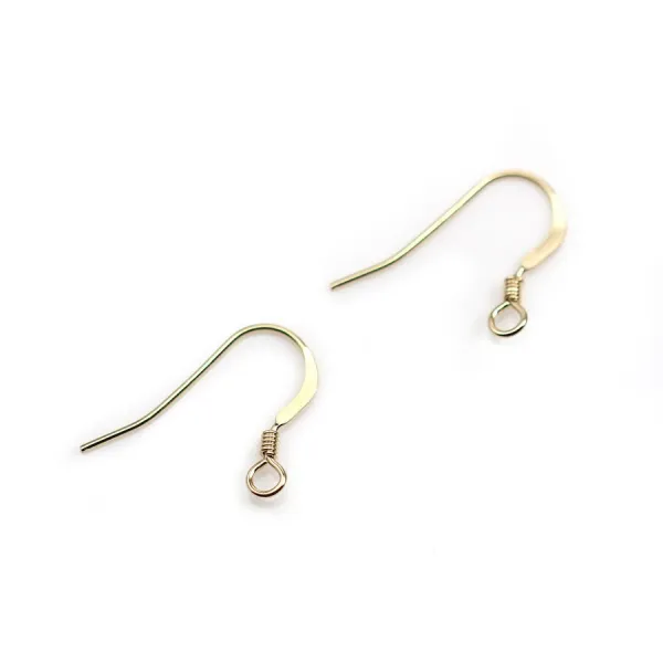 Boucle d'oreille 14MM Gold filled 14 carat x 2pcs