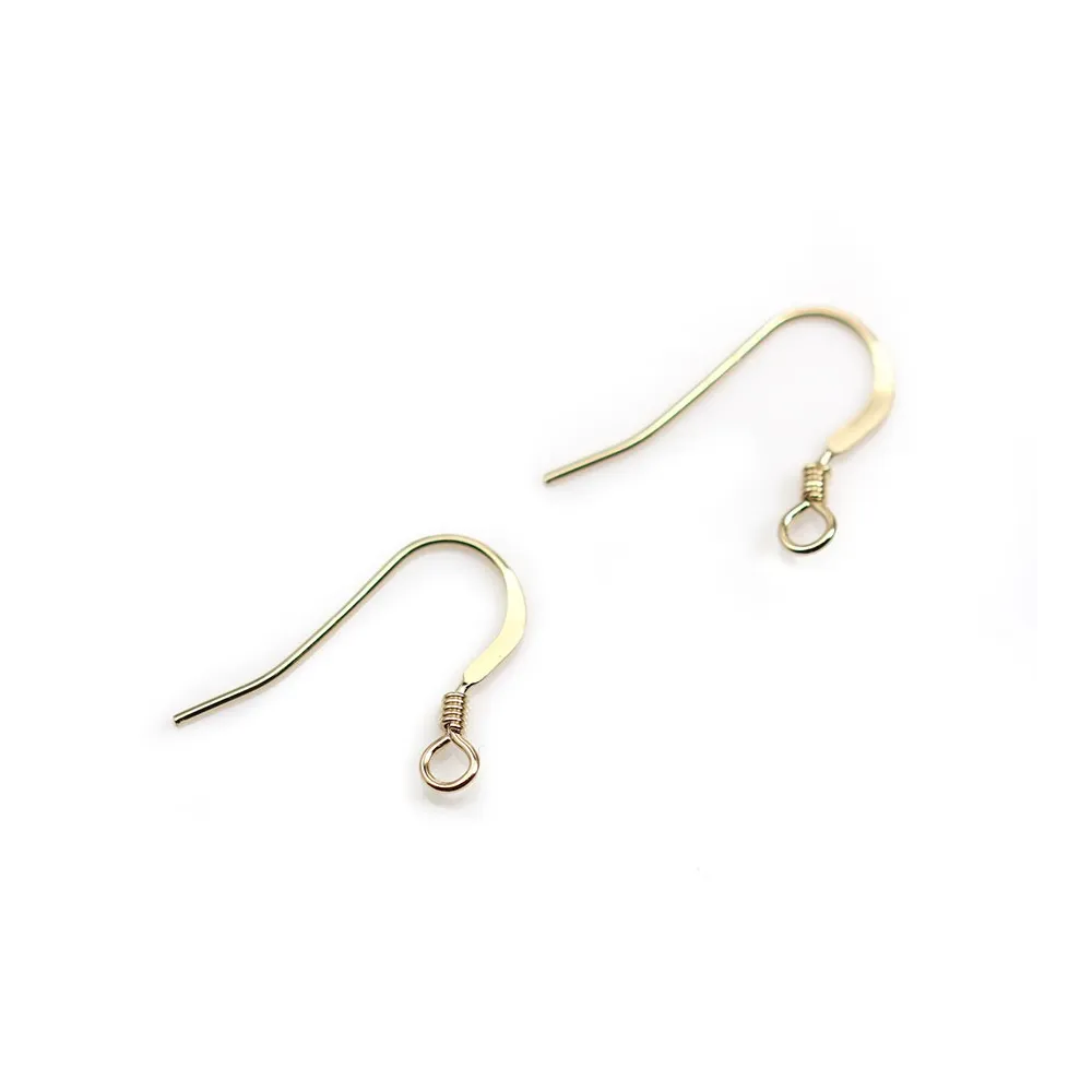 Boucle d'oreille 14MM Gold filled 14 carat x 2pcs