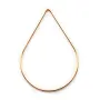 Intercalaire poire 40x27MM Gold filled 14 carat x 1pc