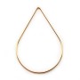 Spacers 40x27mm 14k  gold  filled x 1pc