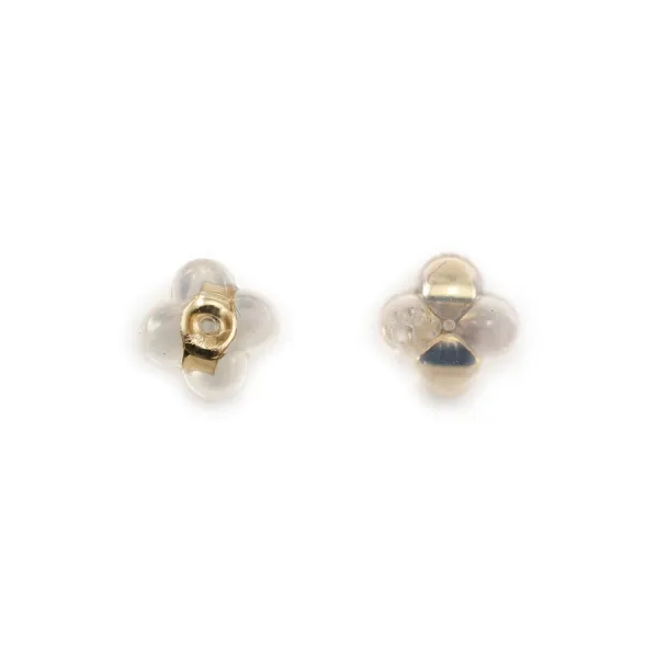 Poussoir en gold filled 14 carats 4.3X5.1mm x 4pcs