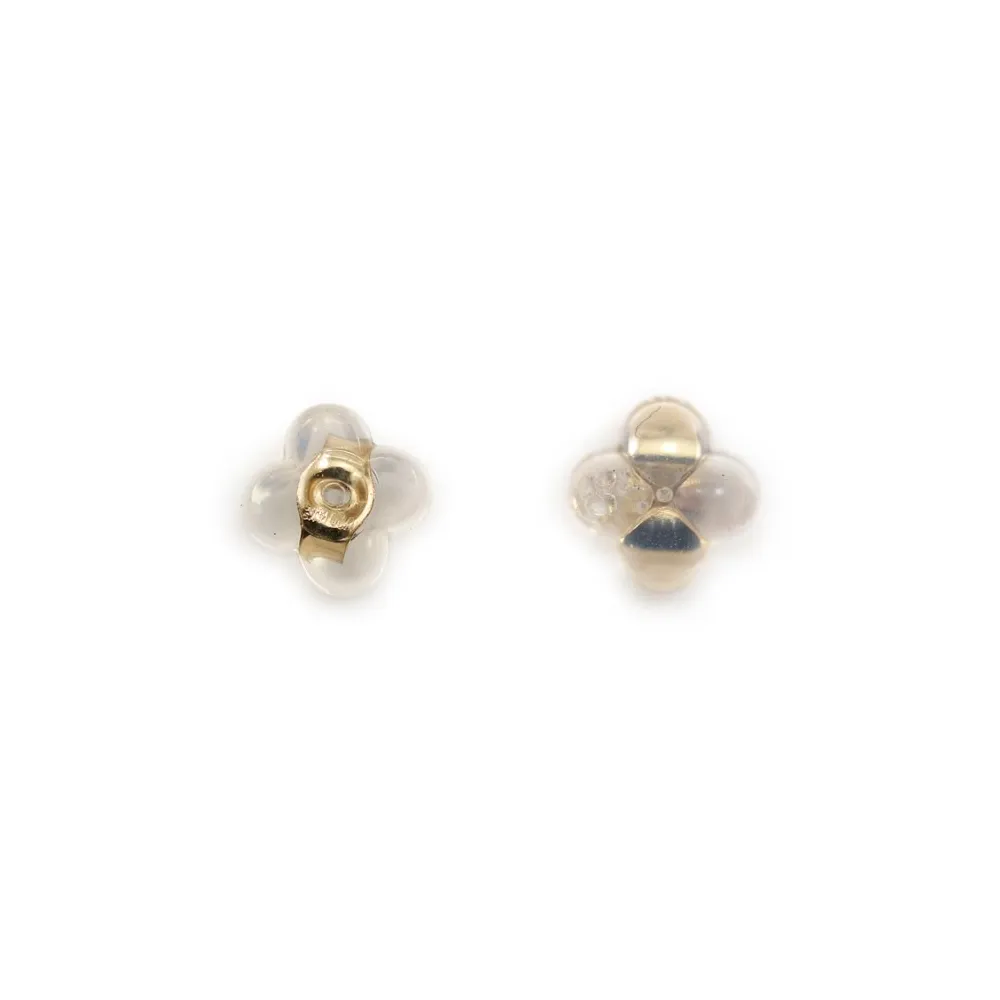 Poussoir en gold filled 14 carats 4.3X5.1mm x 4pcs