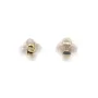 Poussoir en gold filled 14 carats 4.3X5.1mm x 4pcs