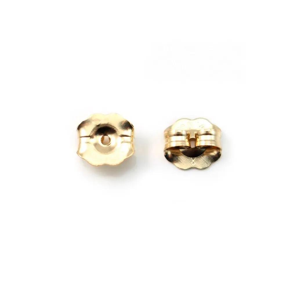 Poucette 5.0x5.8mm Gold Filled 14 Carats x 2pcs