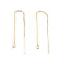 Crochet d'oreilles 0.76mm Gold filled 14 carat 20mmx 2pcs