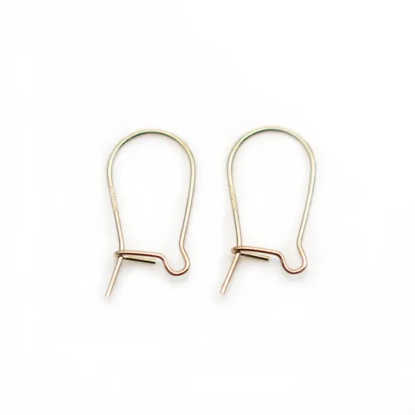 Dormeuse 8x16x0.51mm, en gold-filled 14 carats x 4pcs