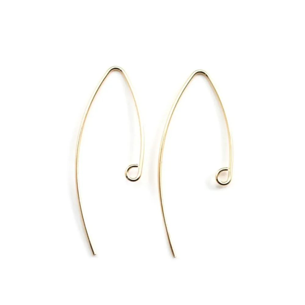 14k gold filled 35mm earhook x 2pcs