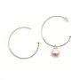 Crochets d'oreille 26mm en gold filled 14 carats x 2pcs