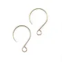 Crochets d'orielle 16x24mm en gold filled 14 carats x 2pcs