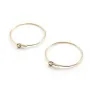 Créoles à décorer 20x0.7mm en gold filled 14 carats x 2pcs