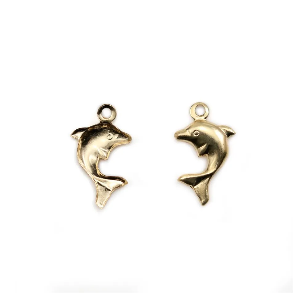 Breloque dauphine gold filled 14k x 1pc
