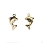 Gold filled 14k shell charm 7x7mm x 4pcs